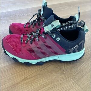 Adidas Kanadia TR7 Womens Size 8 Trail Running Shoes S77497 Pink Blue Athletic